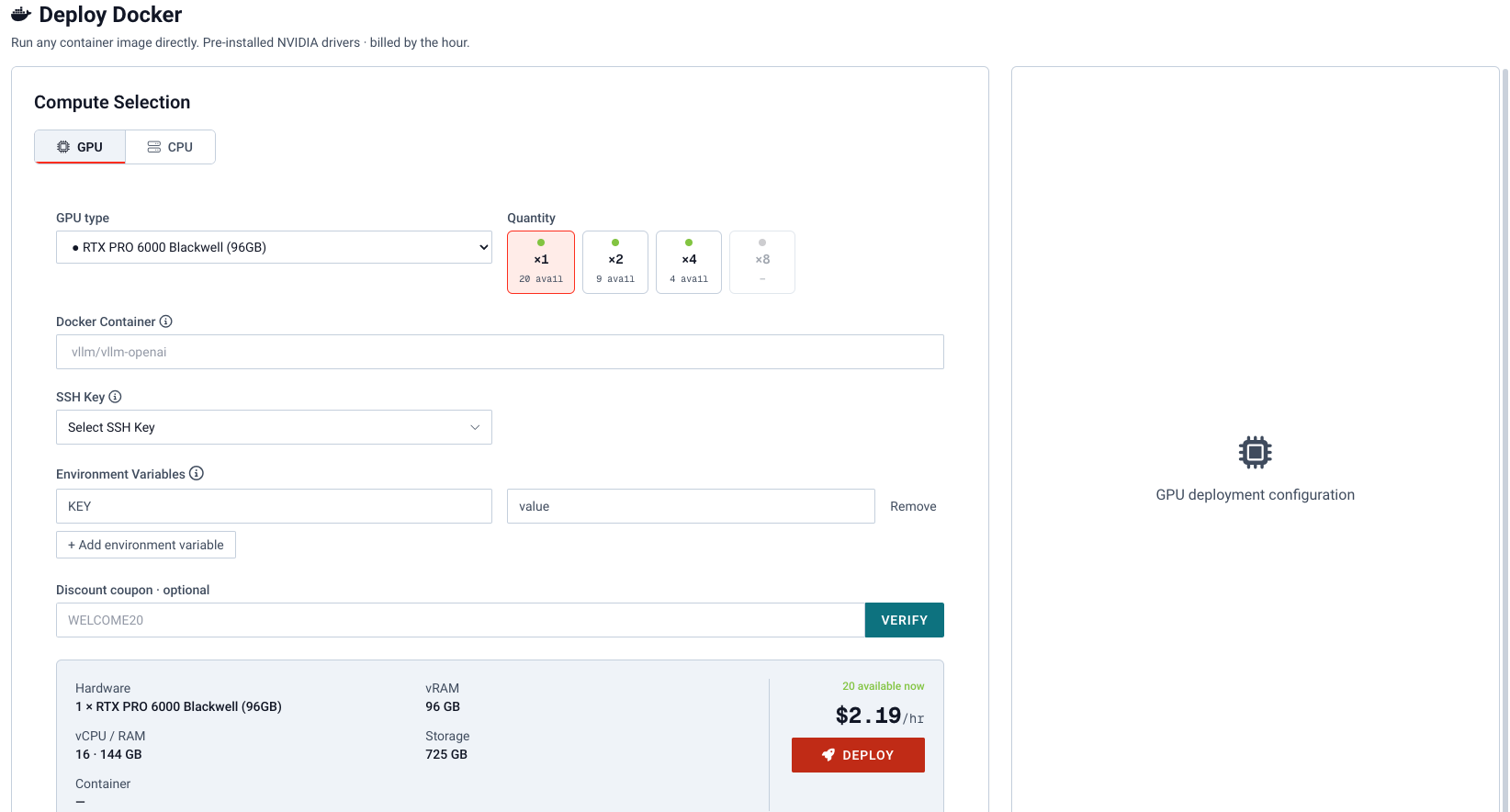 docker example